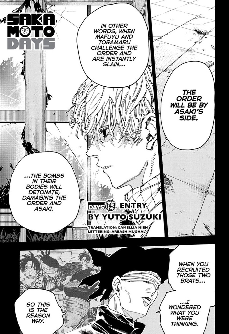 Sakamoto Days Chapter 143